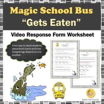 magic school bus gets eaten worksheet answer key